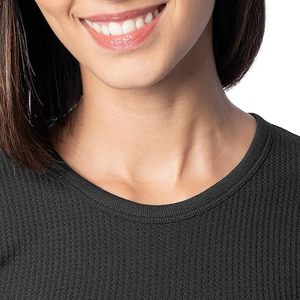 Sous-vêtements thermiques pour femmes, respirants, chauds pour l'hiver, avec doublure en polaire, ensemble haut et bas - Product Image 2