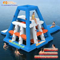 Équipement gonflable commercial géant flottant pour sports aquatiques en plein air, parcs aquatiques et parcs d'attractions, à vendre