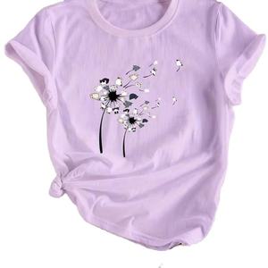 T-shirt décontracté en coton pur tricoté 200g, col rond, manches courtes, pour hommes et femmes, coupe classique, respirant, idéal pour l'été - Product Image 1