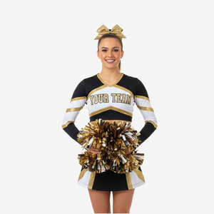Uniforme de cheerleading pour femmes de taille adulte, en matériau respirant de qualité supérieure, personnalisé avec impression par sublimation - Product Image 5