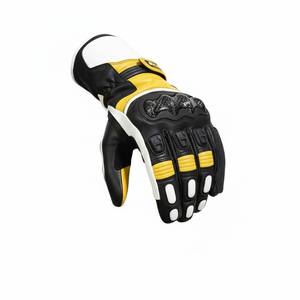 Guantes de moto de dedo completo para protección y seguridad, guantes de motocicleta con diseño de logotipo personalizado. - Product Image 4