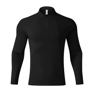 Fabricant de T-shirts de sport personnalisés pour la gym, T-shirt de compression en polyester et élasthanne, séchage rapide, évacuation de l'humidité, marque privée, faible coût - Product Image 1