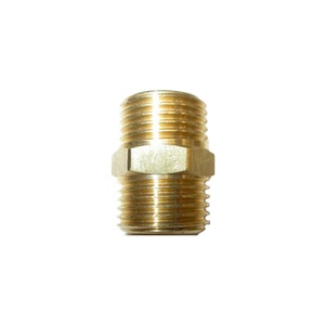 Raccord fileté de mamelon en laiton de la meilleure qualité du fournisseur de confiance pour des applications industrielles de tuyau - Product Image 1