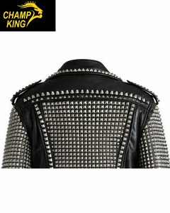 Chaqueta de Cuero Estilo Rock Vintage de Alta Calidad Premium - Product Image 3