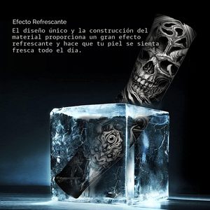 Skull and Demon Print <b>Arm</b> <b>Sleeves</b> Unisex Anti-Uv <b>Compression</b> <b>Sleeve</b> for Adults Sublimation Transfer Print 100% Polyester - Product Image 4