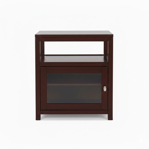 Mesa de Noche KO34WC de Estilo Rústico, Personalizable y Duradera, Gabinete de Almacenamiento de Alta Gama, Madera Sólida Moderna y Ecológica - Product Image 6