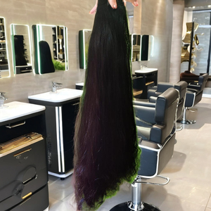 Extensiones de cabello humano de trama de cabello indio Virgen sin procesar de 8 oz al mejor precio directo de fábrica de India - Product Image 1