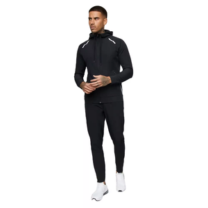 Conjunto Deportivo Personalizado para Hombre con Logotipo, Chaqueta Deportiva con Cierre Completo y Pantalones Deportivos Elásticos para Entrenamiento en Equipo y Ropa Deportiva - Product Image 1