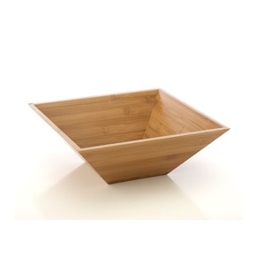 Tazón de madera duradero para servir ensaladas, sopas y guarniciones en hoteles, restaurantes y cocinas. - Product Image 1