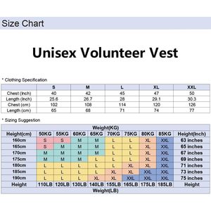 2025 hommes bleu Royal sans manches toile et Polyester gilet bénévole sans doublure fermeture éclair complète vêtements de travail extérieur uniforme - Product Image 5