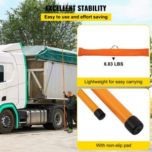 Asta di Misurazione Altezza Camion in Fibra di Vetro da 20 Pollici, Non Conduttiva, Regolabile, Strumento per Misurare l'Altezza dei Veicoli - Product Image 3