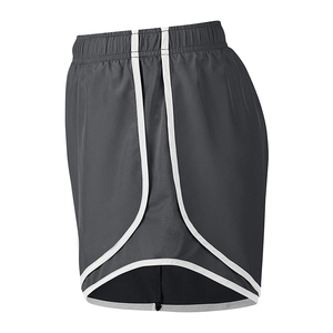 Men's Black Sport Shorts With Pink And <b>White</b> Side Stripe Elastic Waist Quick Dry Woven Fabric Mid Length Short Shorts - Product Image 4