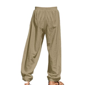 Pantalon de jogging cargo pour homme, coupe ample, multi-poches, en molleton, streetwear, coton épais, logo personnalisé - Product Image 1