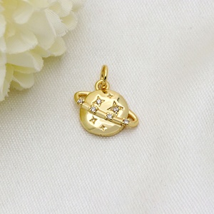 จี้รูปดาวประดับเพชรคิวบิกเซอร์โคเนียชุบทองคำขาว 925 ขายส่งจาก Memoria Jewels - Product Image 5