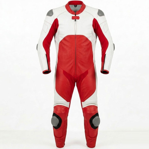 Riding Gear <b>Motorcycle</b> Racing Leather 1 Piece Suit with CE Protective Breathable Full Sleeve <b>Motorcycle</b> <b>Jacket</b> Unisex <b>Summer</b> - Product Image 4
