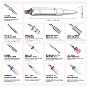 Kit Profesional Inalámbrico de Lima Eléctrica para Uñas con Pantalla LED, Herramientas de Manicura y Pedicura para el Hogar y Salón - Product Image 2