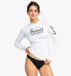 Camiseta de Protección Solar UPF 50+ de Manga Larga para Mujer, Ligera, de Secado Rápido y Compresión - Product Image 4