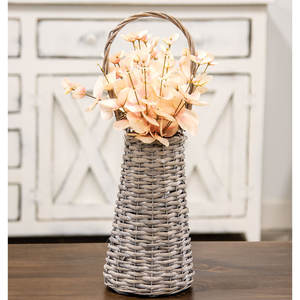 Organisateur de rangement décoratif en bambou Panier tissé Article décoratif pour la maison - Product Image 1