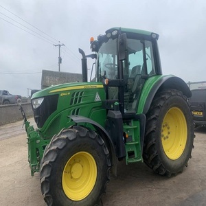Tractores John Deere 6140M 4WD con Cultivador Rotatorio, Motor y Motor Eléctrico, Maquinaria Agrícola de Alta Productividad - Product Image 2