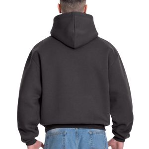 Custom Heavyweight Oversized Hoodie <b>Men</b> 500 GSM Cotton Fleece Blank <b>Pullover</b> Streetwear OEM ODM Wholesale Wear - Product Image 2