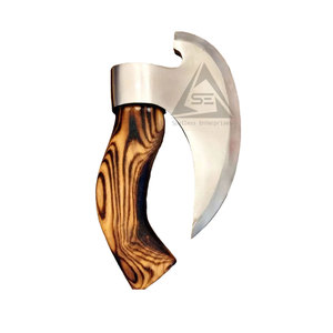 Couteau à pizza de haute qualité avec manche en bois et lame en acier inoxydable, fabriqué au Pakistan, prix de gros abordable - Product Image 1