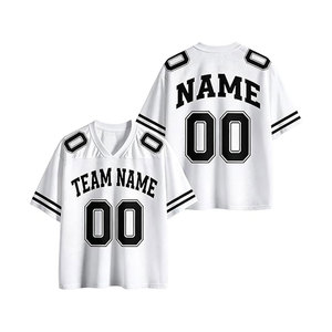 Wholesale Custom Football Jersey V Neck Rugby Personalized <b>Shirt</b> Y2k Top Available In All Designs - Product Image 1