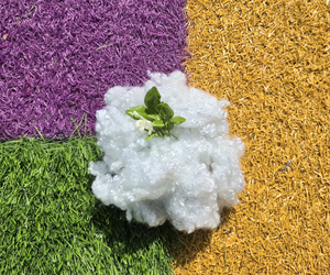 FIBRES DE POLYESTER RECYCLÉES 3D 51mm HCS Siliconées Anti-Distorsion Anti-Statiques Matériau de Remplissage PRIX BAS-BONNE QUALITÉ - Product Image 5