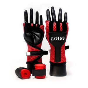 Guantes de PVC de Alta Calidad para Entrenamiento de Boxeo, Envolturas de Gel para Manos, Logotipo Personalizado, Suaves, Transpirables, de Malla, Protección Profesional para Gimnasio y MMA - Product Image 1