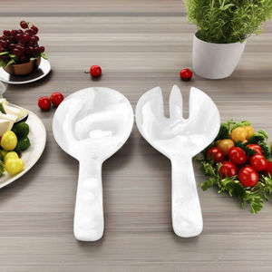 Craft Emporium Exports - Serveur à salade en résine écologique - Compatible lave-vaisselle, micro-ondes et four - Product Image 5