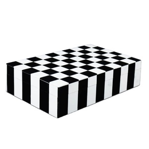 Boîte à bijoux en os incrusté, fabriquée à la main, écologique, au style classique pour une décoration royale - Product Image 3