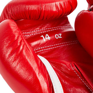 New Design Custom Made Fitness Gym Boxing Gloves Genuine Leather Fighting Training Hook&Loop Winning Boxing Gloves For Adults - Product Image 3