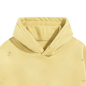 Sweat à capuche pour homme, coupe décontractée, effet vieilli, lavage vintage, édition streetwear - Product Image 2