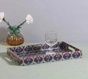 Bandeja de Esmalte para Servir Alimentos, Diseño Moderno, Multifuncional, Ecológica, Duradera, Acabado Pulido, para Bodas y Cumpleaños - Product Image 5