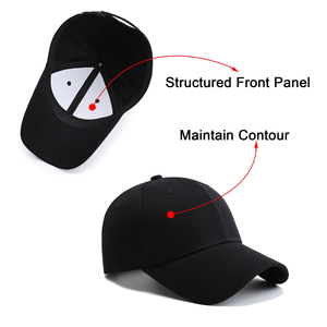 Casquettes de baseball structurées à 5 panneaux imprimées numériquement WEBSON Sports de haute qualité, personnalisées en usine, 100 % coton, respirantes et imperméables - Product Image 2