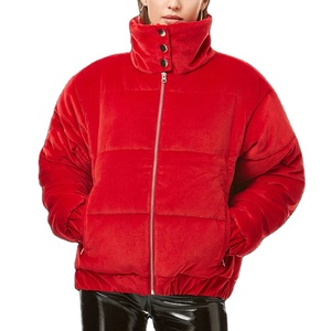 OEM logotipo personalizado Casual Puffer chaqueta de las mujeres abrigos personalizados Puffer chaquetas de invierno para las mujeres - Product Image 3