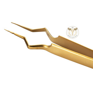 Pinzas Profesionales para Extensión de Pestañas de Acero Inoxidable, Herramienta de Precisión para Volumen de Pestañas, Logotipo Personalizado OEM - Product Image 2