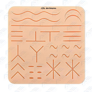 Medic Instruments Medical Students Complete Blue <b>Suture</b> Practice <b>Kit</b> Surgical <b>Suture</b> Training <b>Kit</b> with Silicone <b>Suture</b> Skin Pad - Product Image 3