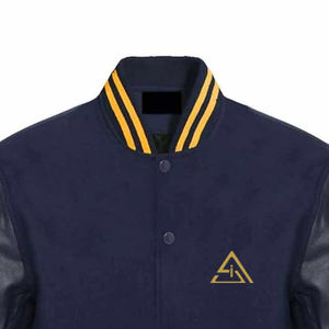 Chaqueta Letterman de Alta Gama a Precio de Fábrica para Hombre, Ligera, Transpirable, con Cuello Alto para Invierno, en Oferta - Product Image 2