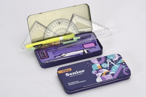Estuche de Geometría Vikas Senior en Oferta con Lápiz de 0.7mm y Marcador para Estudiantes, Exámenes y Estudio a Buen Precio - Product Image 3