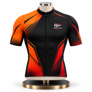 Maillot de Ciclismo Clásico con Cremallera Frontal Completa, Costuras Refinadas y Diseño Elegante para Equipos de Ciclismo de Carretera - Product Image 1