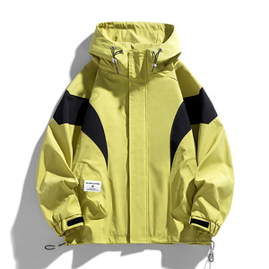 Hooded Unisex Waterproof Color Block <b>Jacket</b> Sleeveless Zipper Closure Regular Fit All Seasons Outdoor Sportswear Pockets MANWA - Product Image 2