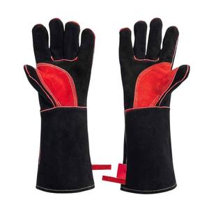 Guantes de Trabajo de Cuero Cómodos para Soldadura, con Dedos Reforzados, para Aplicaciones Industriales Pesadas - Product Image 6