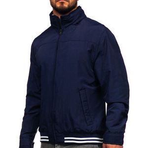 Fashion Sale Streetwear Canvas Bomber <b>Jacket</b> Waterproof Winter Stand Collar Zipper Sport <b>Running</b> Custom OEM Logo <b>Men</b> <b>Jackets</b> - Product Image 3
