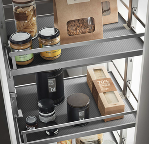 Ensemble d'armoires de cuisine en bois de style américain personnalisé JY Project 2026, avec îlot central et organisateur d'angle, portes en MDF et charnières, fabriqué au Vietnam - Product Image 6