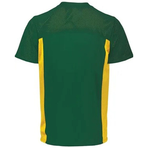 Camiseta de Baloncesto sin Mangas Verde y Amarilla, Transpirable, de Malla, con Patrón Sólido, Ligera, para Equipos Deportivos - Product Image 1