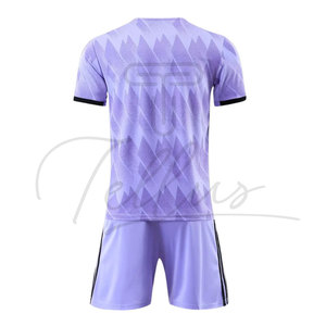 Soccer Uniform for Men and Customized Logo Team <b>Name</b> 100% Polyester Lightweight Soccer Uniform - Product Image 6