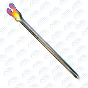 Instrument chirurgical dentaire de direction rainuré, couleur arc-en-ciel, avec pointe de sonde, pour la débouche de la langue, 5 pouces, certifié CE, équipement dentaire - Product Image 5
