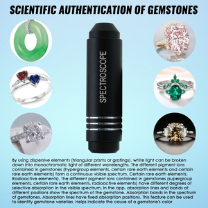Herramienta de joyería gemológica de espectroscopio de difracción de bolsillo de alta calidad y de moda herramienta de piedra de GEMA de joyero de 15mm - Product Image 5