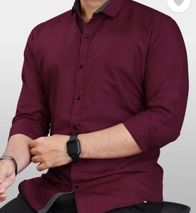 Chemises pour hommes blanches 100% coton respirantes et écologiques, légères et confortables, disponibles en plusieurs tailles, vert et beige - Product Image 5