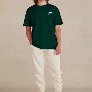 Camisetas de Algodón Lisas para Hombre, Cuello Redondo, Manga Corta, Listas para Impresión por Serigrafía, Bordado y Transferencia Térmica, Ropa de Moda al por Mayor, EE. UU. - Product Image 4